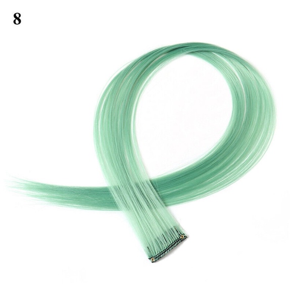 Angry Kitty Other - 5 Pack Green Curly Hair Extensions